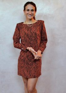 Patron PDf blouse KIM leopard rouge