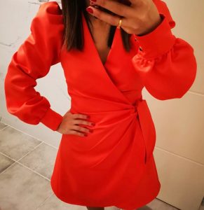 Patron PDF robe Paname rouge