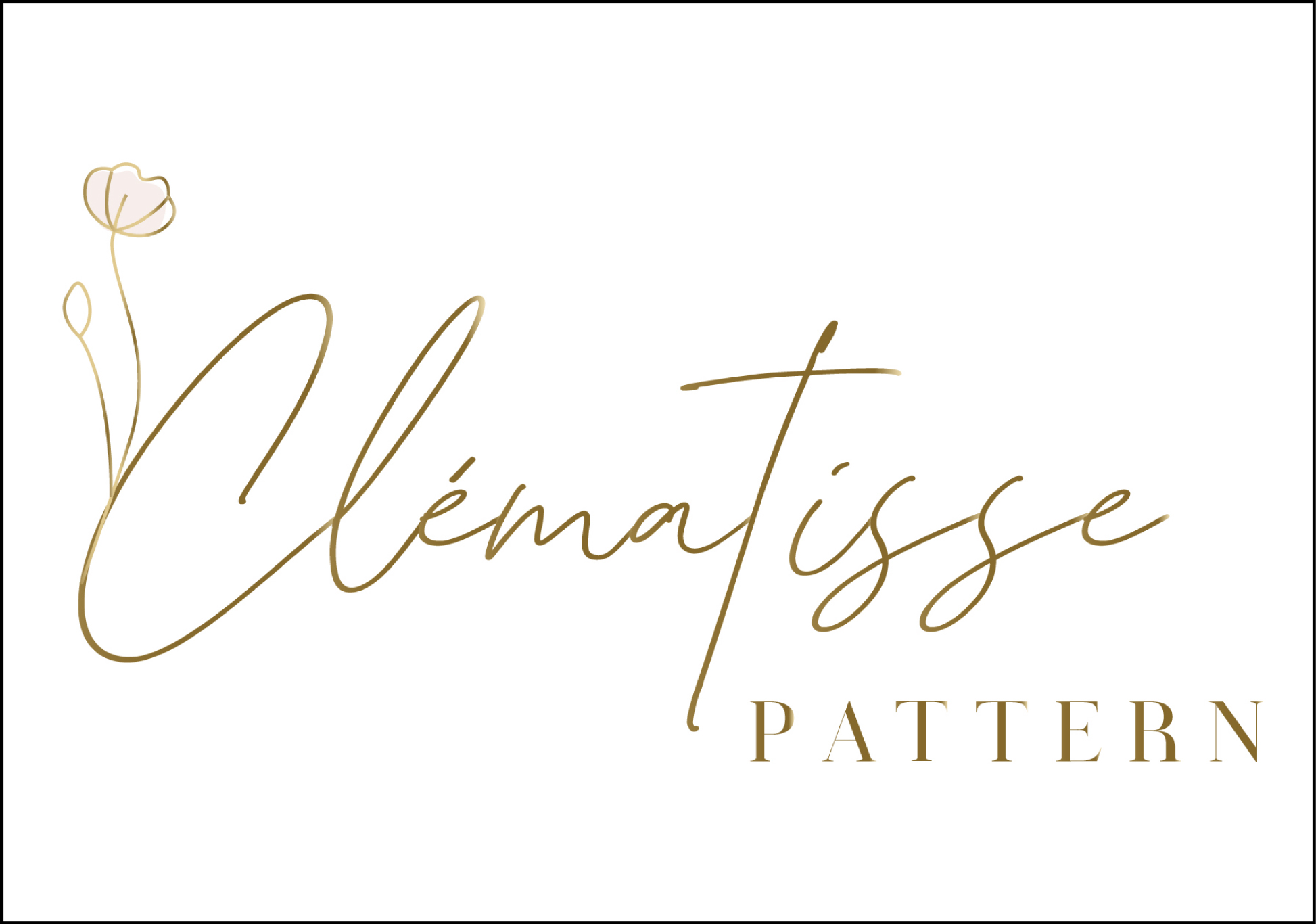 Patron Pantalon Fiteasy'm - clematisse pattern