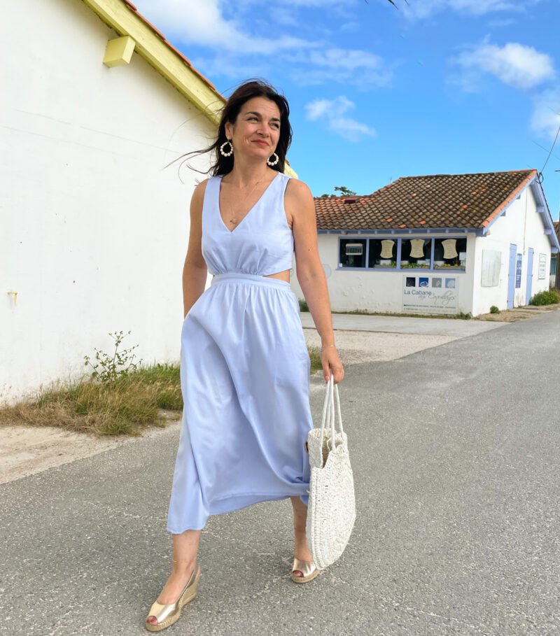 Patron couture PDF robe LIA Bleu