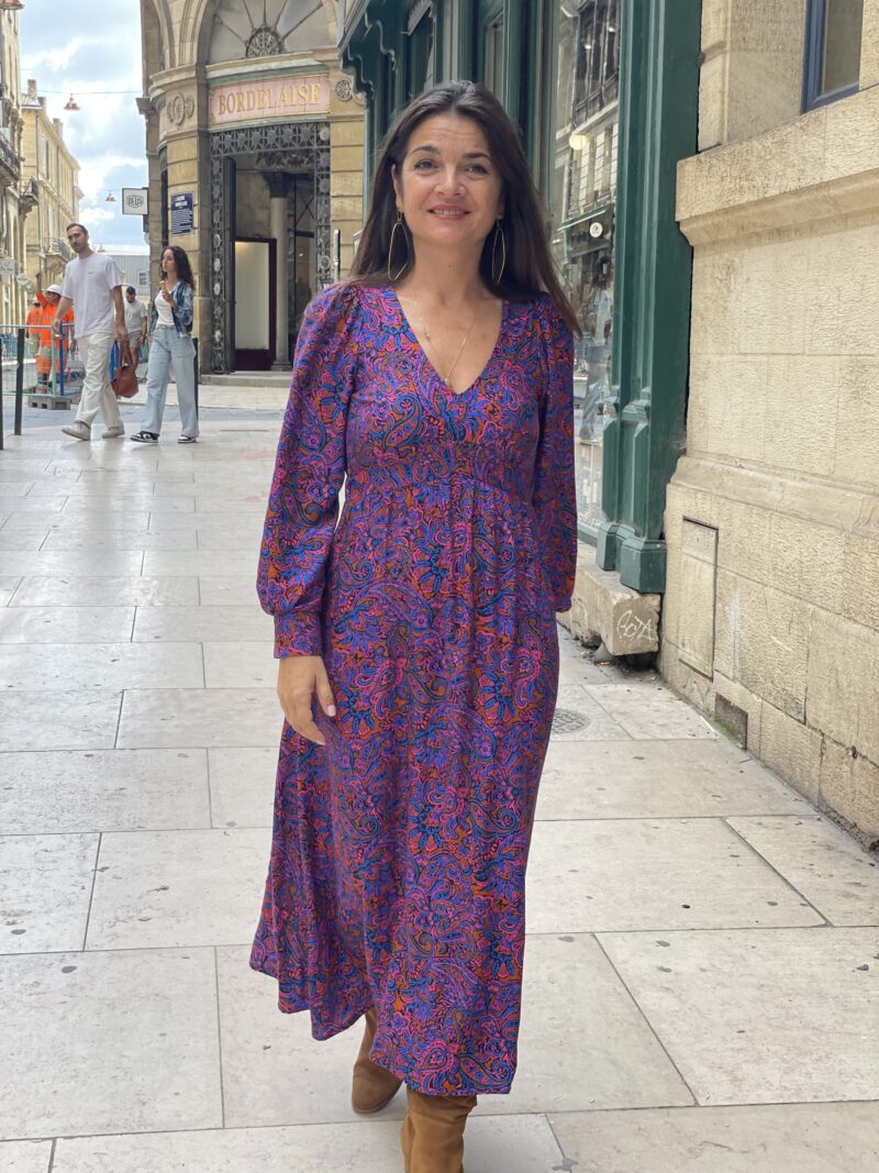 Patron couture PDF robe femme automne