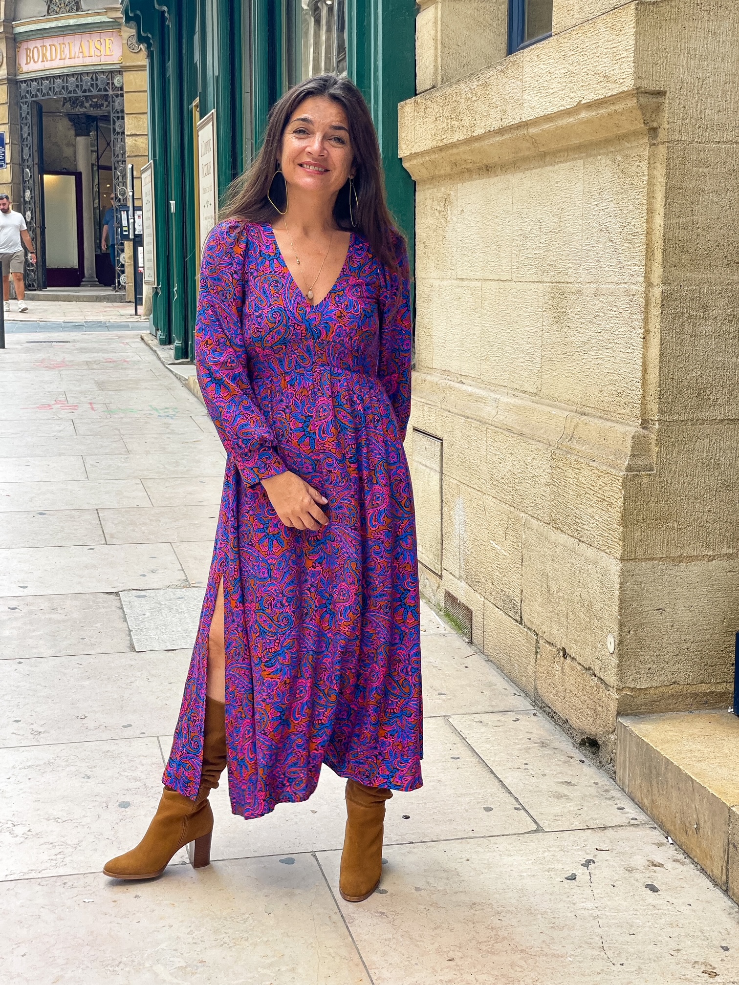 Patron couture PDF robe longue femme CALISTA