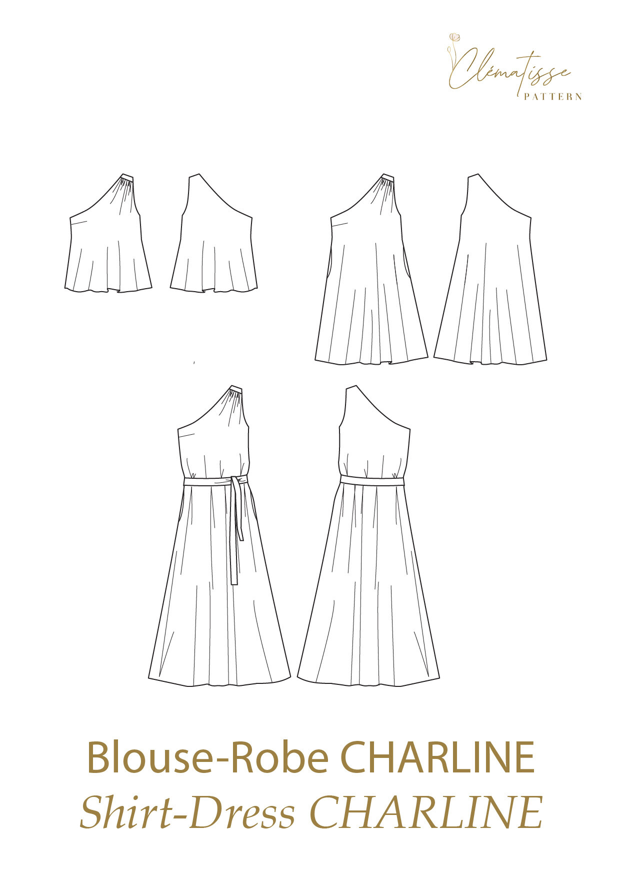 Patron blouse-robe Charline – Image 16