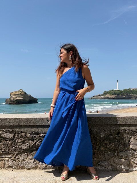 Patron de couture robe charline Bleu